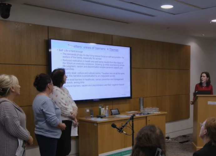 Pavee Point research panel and image